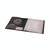 CW Office Rexel Clearview Disp Book 24 Pkt A4, an open binder with transparent pockets containing business cards, CDs, and documents for office organization.