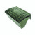 CW Office Q-Connect Multi-Purpose 16PKT Wallet, green paper organizer with multiple labeled compartments for document storage and categorization.