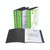 CW Office Q-Connect Presentation Display Pack, a set of presentation books and documents with green and black covers, used for professional presentations and business meetings.