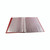 CW Office Q-Connect Display Book 10 Pocket Red, open red display book with transparent plastic pockets for organizing documents.