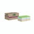 Product CW Office Post-It S/S Recy 47.6X47.6 AST PK12, a box of recycled super sticky notes in multiple pastel colors.