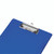 CW Office Q-Connect Clipboard Single A4 Blue, a blue plastic clipboard with a metal clamp for securing papers.