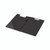 CW Office Q-Connect PVC Fold Clipboard A4 BLK, black foldable clipboard with metal clip for holding documents.