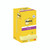 CW Office Post-It S/Stick 76X76 90S C/Ylw PK12, yellow sticky notes in a box with purple label and Post-it branding.