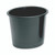 CW Office Waste Bin PP 14 Litre 304X254MM BLK, black plastic waste bin for office use.