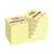 Post-It Office Super Sticky Notes, 47.6x47.6mm, PK12, yellow color, stack of sticky notes for office use.