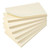 CW Office Re-Move Sticky Notes 76X127 Ylw PK12, stack of yellow repositionable sticky notes for office and home use.