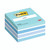 CW Office Post-It Cube 76X76MM Blue 2028B, stack of blue sticky note pads for office use