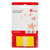 CW Office Index Flags 25X45MM 50 Flags/Pad Ylw, yellow index flags with 25mm x 45mm size in a pack of 50 flags for office organization and filing.