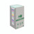 CW Office Post-It Recycled ASS 76X76 X100 PK16, a box of 3M branded eco-friendly recycled paper sticky notes in various pastel colors.