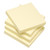Re-Move Sticky Note 76X76 Ylw PK12