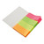 CW Office Index Page Marker Flag, set of 50 colorful index flags attached to a white pad for easy page marking and bookmarking.