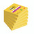 CW Office Post-It Super Sticky 76X76 Ylw PK6, pack of six yellow sticky notes for notes and reminders.