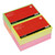 CW Office Re-Move Sticky Note 76X127 Neon PK12, pack of colorful repositionable neon sticky notes for organization and reminders.