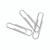 CW Office Q-Connect Pclip Lipped Box 1000, a box of 1000 metal paper clips with a lipped design for secure hold.