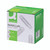 CW Office Q-Connect Pclip Lipped Box 1000, packaging box of round-lipped paper clips in a green and white box with product details and barcode.