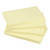CW Office Re-Move Notes Replenishments, yellow sticky notes in assorted sizes, PK12.