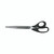 CW Office Q-Connect Scissors 255MM Ssteel BLK, stainless steel scissors with black plastic handles designed for office cutting tasks.