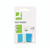 Product CW Office Q-Connect Page Marker 1 Inch PK50, blue and white page markers in clear plastic case with packaging.
