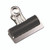 CW Office Q-Connect 51MM Black Grip Clip PK10, metal paper clip with black grip and sturdy metal construction.
