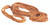 CW Office Q-Connect Rubber Bands 500G Assorted, multiple tan-colored rubber bands tangled together.