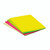 CW Office Q-Connect Ex Mtg Pads 101X150 AST P4, pack of colorful sticky note pads in yellow, green, pink, and white