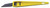 CW Office Stanley Knife Disposable Snap PK50, yellow-handled utility knife with retractable blade for cutting tasks.