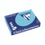CW Office Trophee Card A4 160GM Dk Blue PK250, dark blue and light blue pack of paper with Clairefontaine logo and product details on box.