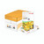 CW Office Xerox Colotech+ A4 120GSM PK500, image of a box and a pack of A4 copier paper with yellow flowers on the packaging.