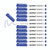 CW Office Edding Handwriter Pen Blue PK42, set of blue handwriter pens with removable caps and writing tips.