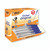 CW Office Bic Cristal Bpoint Pen Med BLU PK100, a set of 100 blue ink ballpoint pens in a branded orange and white box.