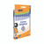Product CW Office Bic Cristal Ball Pen Med BLU PK10, pack of ten blue ballpoint pens with a transparent barrel and blue cap, suitable for writing.