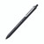 CW Office Pentel Izee R Blpt Pen 1.0 BLK PK12, a black ballpoint pen with a silver clip and textured grip for comfortable writing.