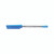 CW Office Stick 430 Ballpoint Pen Cdu BLU PK50, blue and transparent ink pen with a blue cap and clip.