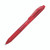 CW Office Pentel Energel X Pen Med Red, a red ink gel pen with a clear barrel and red grip for smooth writing.