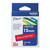 CW Office Brother Tze Tpe 12MMX8M WHT/Red Tpe - Laminated Tape Cassette for Labeling, White on Red Tape, 8m Length, for Office Use.