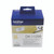 CW Office Brother Sml Address Label 29x62mm P800, product packaging showing small address labels on white paper in a blue and white box.