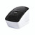 CW Office Brother QL700ZU1 Label Printer SLV, compact black and white label printer with control buttons and automatic label dispensing.