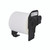 CW Office Name Bdg Lbl 60X86 260/ROLL, a roll of white adhesive labels with a black plastic dispenser for office and organizational labeling.