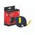 CW Office Letratag Plast Tape 12MMX4M Ylw, yellow labeling tape roll with black ink and tape dispenser, shown with packaging box.