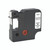 CW Office Rhino Nylon Tape 12MM BLK/WHT, black and white nylon tape dispenser for office use.