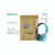 CW Office Sealed Air Gold BAG 110X160MM P100, sealed air cushioning bag and a pair of blue over-ear headphones.
