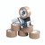 CW Office Tape Dispenser Pack Including PK6, a set of six tape dispensers with transparent tape rolls, designed for office use.