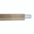 CW Office Cardboard Tubing Rolls 40MMX40MMX70M, a long, sturdy cardboard tube with a plastic end cap for secure packaging and protection of rolled items.