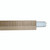 CW Office Cardboard Tubing Rolls 50MMX50MMX70M, sturdy cylindrical cardboard tube with a white plastic end cap for shipping and storage purposes.