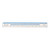 CW Office Ruler Shatter-Resistant 300MM Clear, transparent plastic measuring ruler with metric and imperial units.