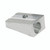 CW Office Metal Singlehole Psharpener PK50, metal pencil sharpener with a single hole and textured surface for sharpening pencils.