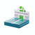 CW Office Q-Connect PVC Eraser White PK20, image of a retail display box of 20 white PVC erasers with packaging and product details.