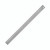 CW Office Linex Ruler 1950M Aluminium 50CM, a silver measuring ruler with clear black markings for precise measurement.