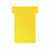 Nobo T-Card Size 3 Yellow PK100